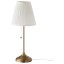 IKEA ÅRSTID ОРСТІД Лампа настільна, латунь / білий 30321373 303.213.73