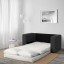 IKEA ASKEBY АСКЕБІ 2-місний диван-ліжко, Knisa темно-сірий 50514846 505.148.46