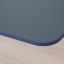 IKEA BEKANT БЕКАНТ Кутовий письмовий стіл правий / регульована висота, лінолеум синій / чорний, 160x110 см 19282368 192.823.68