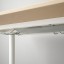 IKEA BEKANT БЕКАНТ Письмовий стіл, шпон дуба білений / білий, 160x80 см 19282679 192.826.79