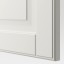 IKEA BESTÅ БЕСТО Комбінація для зберігання з дверцятами, білий / Smeviken / Kabbarp біле скло прозоре, 180x42x112 см 29384347 293.843.47