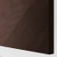 IKEA BESTÅ БЕСТО Комбінація настінних шаф, чорно-коричневий Hedeviken / темно-коричнева морилка дубовий шпон, 180x42x64 см 19417862 194.178.62