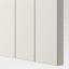 IKEA BESTÅ БЕСТО Комбінація для зберігання з дверцятами, білий / Sutterviken / Kabbarp біле скло прозоре, 180x42x112 см 99384339 993.843.39