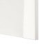 IKEA BESTÅ БЕСТО Комбінація для зберігання з дверцятами, білий / Selsviken глянцевий / білий, 120x42x65 см 19324599 193.245.99