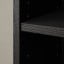 IKEA BILLY / OXBERG Стелаж з дверцятами, чорна імітація дуб, 80x30x202 см 79483364 794.833.64