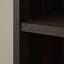 IKEA BILLY / OXBERG Стелаж з дверцятами, темно-коричнева імітація дуб, 80x30x202 см 29483366 294.833.66