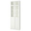 IKEA BILLY БІЛЛІ Стелаж з надставкою / глухими / скляними дверцятами, білий, 80x30x237 см 29287346 292.873.46