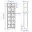 IKEA BILLY БІЛЛІ / OXBERG ОКСБЕРГ Комбінація стелажів скляні двері, шпон дуба білений / скло, 80x30x237 см 39249976 392.499.76