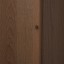 IKEA BILLY БІЛЛІ / OXBERG ОКСБЕРГ Стелаж з дверцятами, коричневий ясеневий шпон, 40x30x106 см 29287389 292.873.89