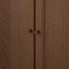 IKEA BILLY БІЛЛІ / OXBERG ОКСБЕРГ Стелаж з дверцятами, коричневий ясеневий шпон, 80x30x202 см 79281059 792.810.59