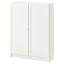 IKEA BILLY БІЛЛІ / OXBERG ОКСБЕРГ Стелаж з дверцятами, білий, 80x30x106 см 49280042 492.800.42