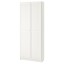 IKEA BILLY БІЛЛІ / OXBERG ОКСБЕРГ Стелаж з дверцятами, білий, 80x42x202 cм 59304127 593.041.27
