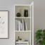 IKEA BILLY БІЛЛІ / OXBERG ОКСБЕРГ Стелаж, білий / скло, 40x30x202 см 39287398 392.873.98