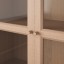IKEA BILLY БІЛЛІ / OXBERG ОКСБЕРГ Стелаж, шпон дуба білений / скло, 80x30x202 см 29249972 292.499.72