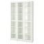 IKEA BILLY БІЛЛІ / OXBERG ОКСБЕРГ Вітрина, білий, 120x30x202 см 69281804 692.818.04