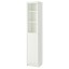 IKEA BILLY БІЛЛІ / OXBERG ОКСБЕРГ Стелаж панельні / скляні дверцята, білий / скло, 40x42x202 cм 89398841 893.988.41