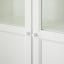 IKEA BILLY БІЛЛІ / OXBERG ОКСБЕРГ Стелаж панельні / скляні дверцята, білий / скло, 160x30x202 см 79280738 792.807.38