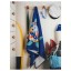 IKEA BLÅVINGAD Банний рушник, візерунок черепаха / темно-синій, 70x140 см 60534066 605.340.66