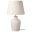 IKEA BLIDVÄDER Лампа настільна, кремовий кераміка / бежевий, 50 см 80501258 805.012.58