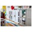 IKEA BRIMNES БРІМНЕС Шафа / двері, скло / білий, 78x95 см 50300666 503.006.66
