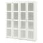 IKEA BRIMNES БРІМНЕС Стелаж / скляні двері, білий, 160x35x190 cм 49278237 492.782.37