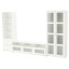 IKEA BRIMNES БРІМНЕС Комбінація для ТВ / скляні двері, білий, 320x41x190 cм 59278232 592.782.32