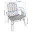IKEA BROBOCK / BJÖRKTRAST Крісло з подушкою, ротанг білий/чорний 19526012 195.260.12