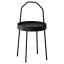 IKEA BURVIK БУРВІК Столик, чорний, 38 см 70340384 703.403.84