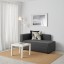 IKEA BYGGET БІГГЕТ Ліжко / диван розкладний, Knisa / темно-сірий з місцем для зберігання 60503084 605.030.84