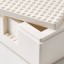 IKEA BYGGLEK БЮГГЛЕК Контейнер LEGO® з кришкою, 3 шт., білий 70372186 703.721.86