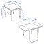 IKEA DANDERYD ДАНДЕРИД Стіл та 2 стільці, шпон дуба білений / Vissle сірий, 74 / 134х80 см 39483931 394.839.31