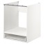 IKEA ENHET ЕНХЕТ Підлогова шафа для духовки з шухлядою, білий, 60x60x75 см 30440413 304.404.13