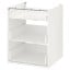 IKEA ENHET ЕНХЕТ Підлогова шафа з 3 шухлядами, білий, 60x60x75 см 20440418 204.404.18