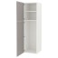 IKEA ENHET ЕНХЕТ Шафа висока 2 дверей, білий / сіра рамка, 60x62x210 cм 49435478 494.354.78