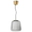 IKEA EVEDAL ЕВЕДАЛЬ Підвісний світильник, сірий 90361257 903.612.57