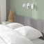 IKEA FALUDDEN Ліжко двоспальне з оббивкою, сірий, 160x200 см 80563500 805.635.00