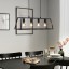IKEA FELSISK ФЕЛЬСИСЬК Підвісний світильник із 4 лампочками, чорний 20508494 205.084.94