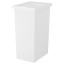 IKEA FILUR ФІЛУР Контейнер пластиковий з кришкою, білий, 42 л 20193899 201.938.99