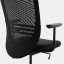 IKEA FLINTAN ФЛІНТАН Компʼютерне крісло з підлокітниками, чорний 89424468 894.244.68