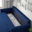 IKEA FRIHETEN ФРІХЕТЕН Розкладний диван 3-місний, Skiftebo блакитний 60431563 604.315.63