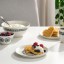 IKEA FRIKOSTIG ФРІКОСТИГ Тарілка десертна, білий / візерунок, 19 см 50469405 504.694.05