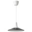 IKEA FYRTIOFYRA Підвісний світильник, білий / чорний, 38 см 50527269 505.272.69