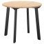 IKEA GAMLARED ГАМЛАРЕД / STEFAN СТЕФАН Стіл та 2 стільці, морилка світла антик / коричнево-чорний, 85 см 59221165 592.211.65