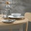 IKEA GAPERHULT Розсувний стіл, ясен / білий, 90/120x90 cм 50511536 505.115.36