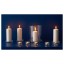 IKEA GLASIG ГЛАСІГ Таця для свічки, прозоре скло, 10x10 см 60259143 602.591.43