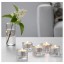 IKEA GLASIG ГЛАСІГ Свічник для гріючої свічки, прозоре скло, 5x5 см 00259141 002.591.41