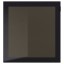 IKEA GLASSVIK ГЛАССВІК Скляні двері, чорний / скло, 60x64 см 90291660 902.916.60