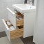 IKEA GODMORGON ГОДМОРГОН / ODENSVIK ОДЕНСВІК Меблі для ванної кімнати, набір 5 шт., глянцевий білий / змішувач Dalskär, 63 см 09304506 093.045.06