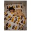 IKEA BRUMMIG БРУММИГ Підковдра та наволочка, візерунок ведмідь жовтий / коричневий, 150x200/50x60 см 60521144 605.211.44