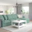 IKEA GRÖNLID ГРЕНЛІД 4-місний диван з козеткою, Ljungen світло-зелений 59408846 594.088.46